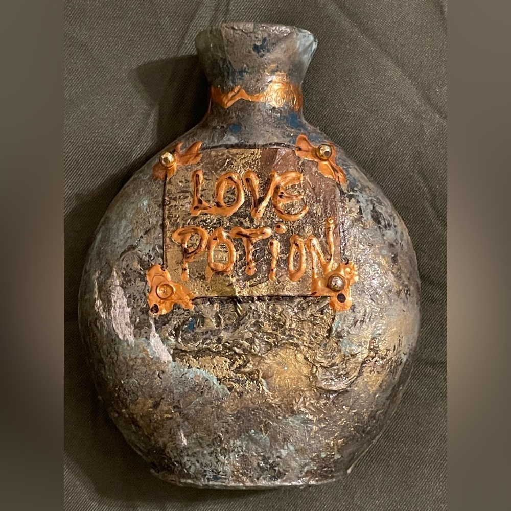 Artistic “Love Potion”Bottle‎ with Signature